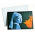 Typisch Hollands Double greeting card - Holland - Girl with a Pearl Earring