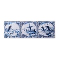 Heinen Delftware Delft blue coasters Mills 6 pieces