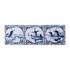 Heinen Delfts blauw Delft blue coasters Mills 6 pieces