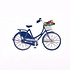 Matix Magnetisches Metallfahrrad blau Holland