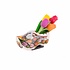Matix Mneetklomp enkel keramiek 7 cm tulpen