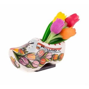 Typisch Hollands Magneetklomp enkel keramiek 7 cm tulpen