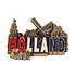 Typisch Hollands Magnet metal Holland Village scene - Bronze