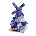 Heinen Delftware Delfter Blau - Windmühle mit Küssen 7 cm Holland