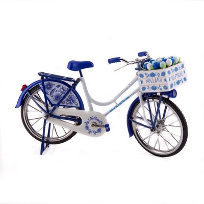 Matix Hollandse fiets delftsblauw