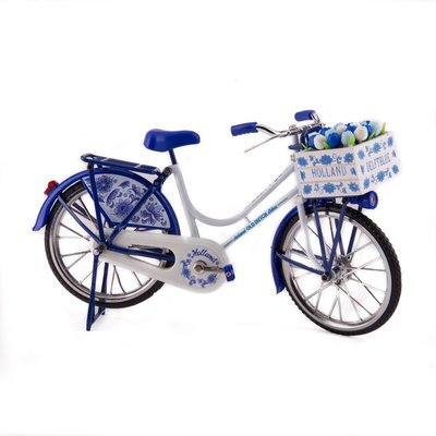 Typisch Hollands Holländisches Fahrrad Delfter Blau