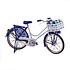 Typisch Hollands Hollandse fiets delftsblauw