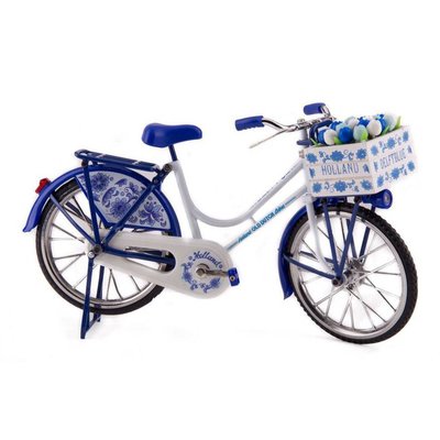 Matix Hollandse fiets delftsblauw