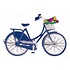Matix Magnetisches Metallfahrrad blau Holland