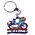 Typisch Hollands keychain bicycle blue/white with tulip basket Holland