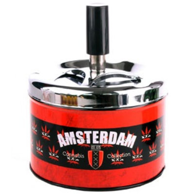 Typisch Hollands Press and Turn Ashtray Amsterdam cannabis