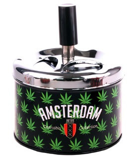 Fauteuil redden brandstof Druk en Draai Asbak Amsterdam cannabis - Typisch Hollands.