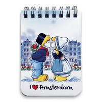 Typisch Hollands Notebook A7 Amsterdam Kiss Couple