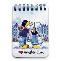 Typisch Hollands Notebook A7 Amsterdam Kissing Couple