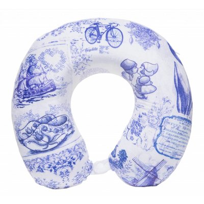 Robin Ruth Fashion Neck pillow - Delft blue