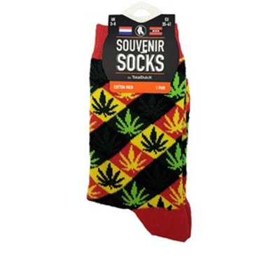 Typisch Hollands Ladies socks Weedblad squares