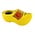 Typisch Hollands Pencil sharpener wooden shoe - 8.5 cm - Yellow