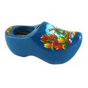 Typisch Hollands Puntenslijper klompje -7cm - Blauw