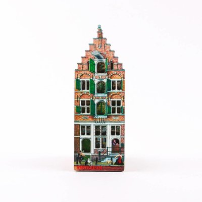 Typisch Hollands Magneet 2D MDF huis Oude Schans Amsterdam