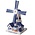 Heinen Delftware Molen met kussend Paar - Delfts blauw 11CM