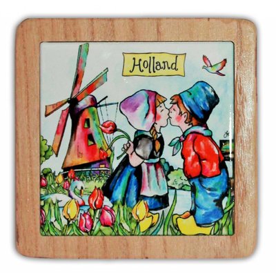 Typisch Hollands Kochplatte bunt Holland