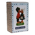 Typisch Hollands Kuss-Paar - Farbe 9 cm