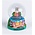 Typisch Hollands Snow globe - City mill - Facade houses 7cm