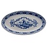 Heinen Delftware Delfter Blau Schüssel Mühle oval