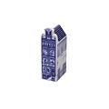 Heinen Delfts blauw House of Wellust small - Delft blue