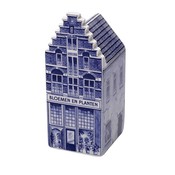 Heinen Delftware Bloemenshop  groot- Delfts blauw