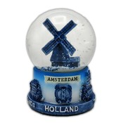 Typisch Hollands Snow globe with mill - Delft medium size