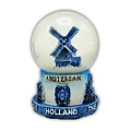 Typisch Hollands Sneeuwbol Delfts blauw- Molen Klein