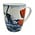 Heinen Delftware Holland Mok - Delft blue - Windmill - Orange tulip