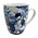 Heinen Delfts blauw Holland Mug - Delft Blue - Kissing Couple - Orange Tulip