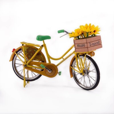 Typisch Hollands Fahrrad Sonnenblumen van Gogh - in Geschenkbox - Copy