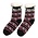 Typisch Hollands Fleece Comfort Socks - Façade houses - Black