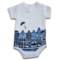 Heinen Delftware Romper Delft blue 0-3 months