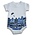 Heinen Delfts blauw Romper Delft blue 0-3 months