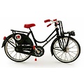 Typisch Hollands Fahrrad schwarz - Classic - Amsterdam-Holland - (Fahrradträger)