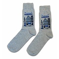 TTD Gifts Sokken Delfts blauwe huisjes  maat 35-41