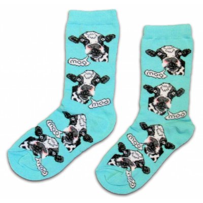 Holland sokken Dutch children's socks with cow print - (7-8 years)