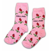 Holland sokken Kindersocken - Holland - Tulpprint (5-6 Jahre)