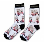 Typisch Hollands Ladies Socks - Bicycles - Gable houses