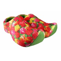 Nijhuis  Clog slippers with tulip print.