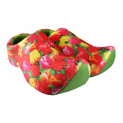 Typisch Hollands Clog slippers (tulip print)