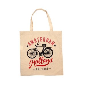 Typisch Hollands Cotton bag Holland - Amsterdam - Bicycle