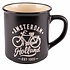 Typisch Hollands Retro Campus Mug Large - Bicycle - Black