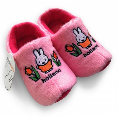 Typisch Hollands Climbing slippers Miffy with tulips - Pink