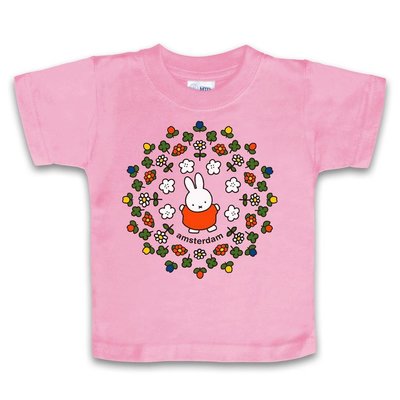 Nijntje (c) T-Shirt Miffy - Amsterdam - Blumen