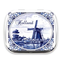 Typisch Hollands Mint blikje Delfts blauw - Holland